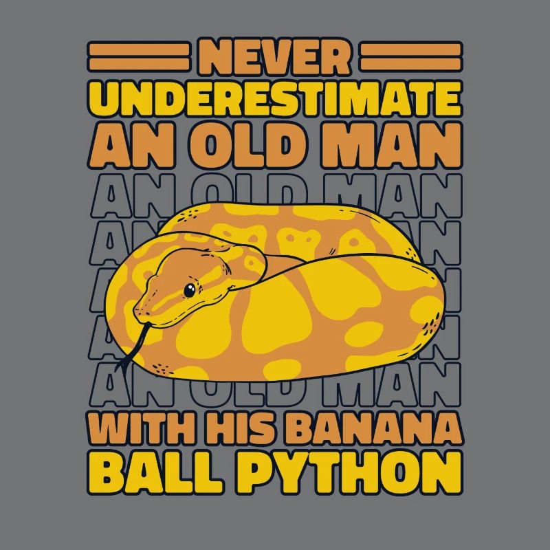 Never Underestimate Old Man Python Banana Ball