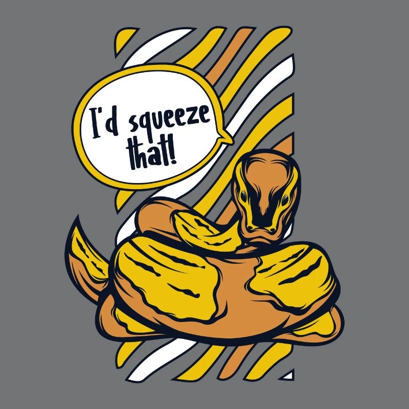 I'd Squeeze That Python Snake Banana Ball