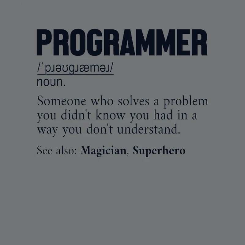 Programmer Definition Softwareentwickler Coder