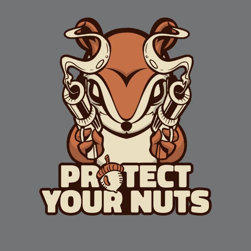 Protect Your Nuts Squirrel Fox Squirrel