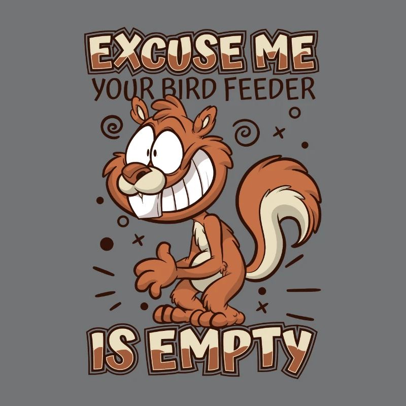 Your Bird Feed Is Empty Squirrel Fox Squirrel