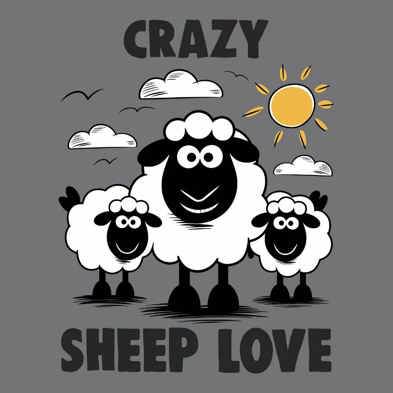 Funny Sheep Crazy Sheep Love