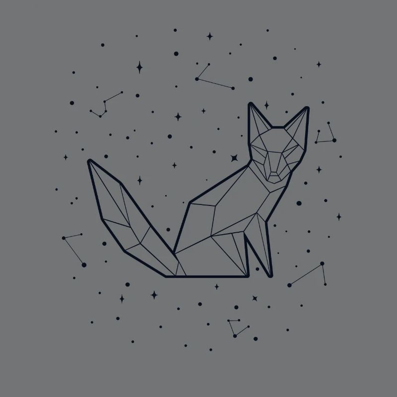 Sternbild Fox Constellation Red Fox Canidae
