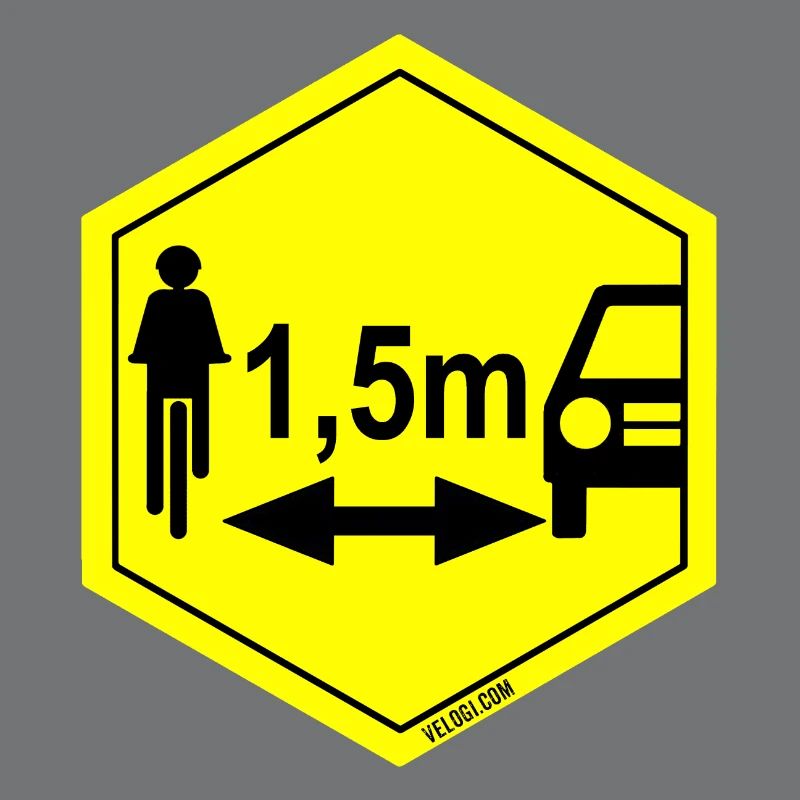 Sicherheitsabstand 1,5 Meter