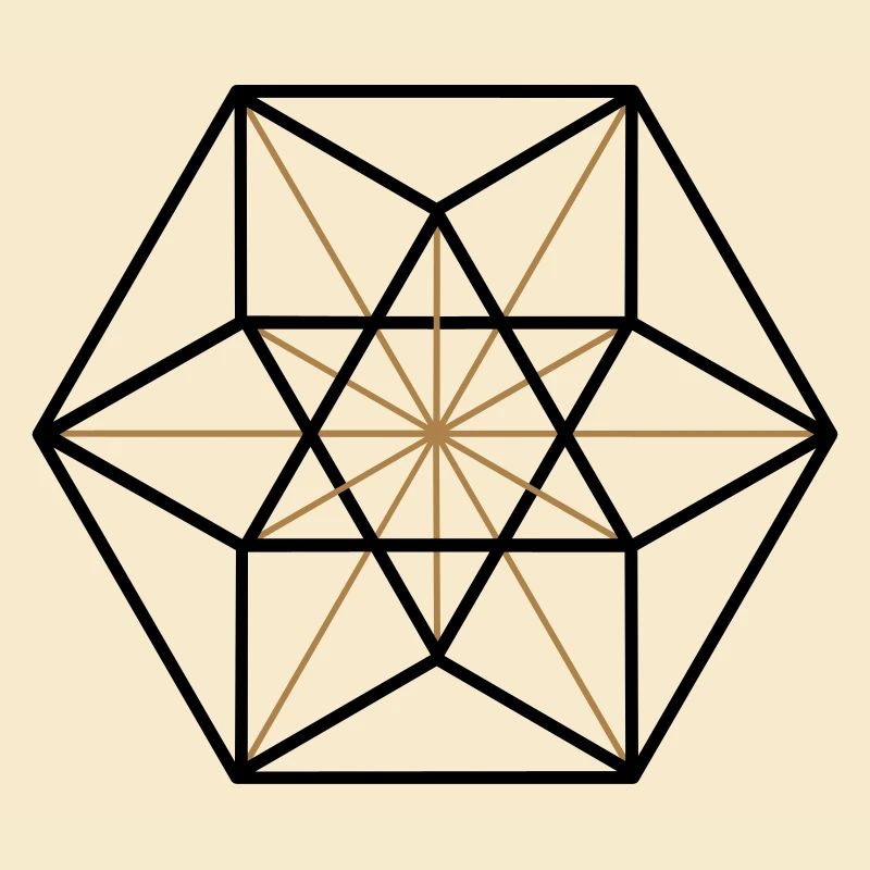 Cuboctaèdre, géométrie sacré, cube de Metatron