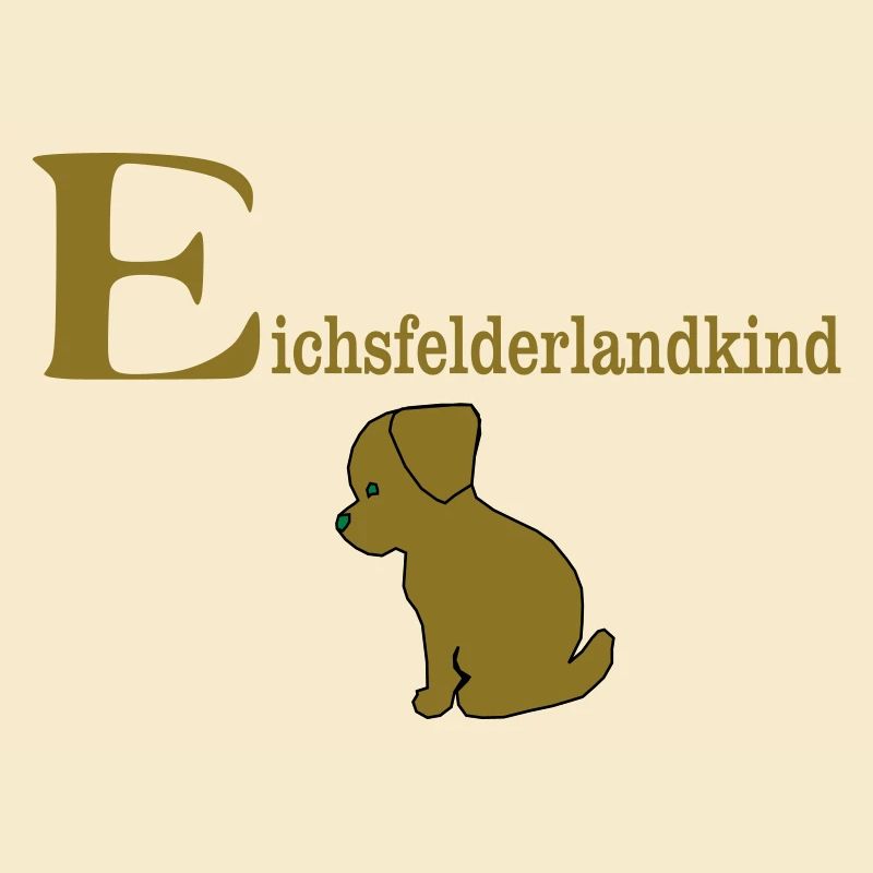 eichsfelderlandkind mit welpe