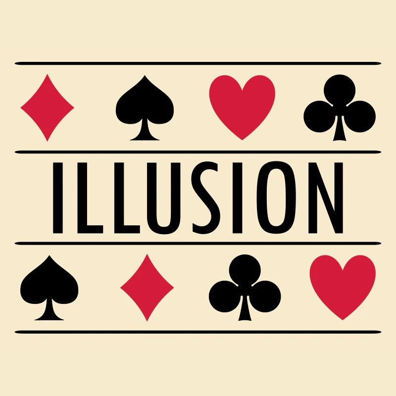 Illusion with map symbols