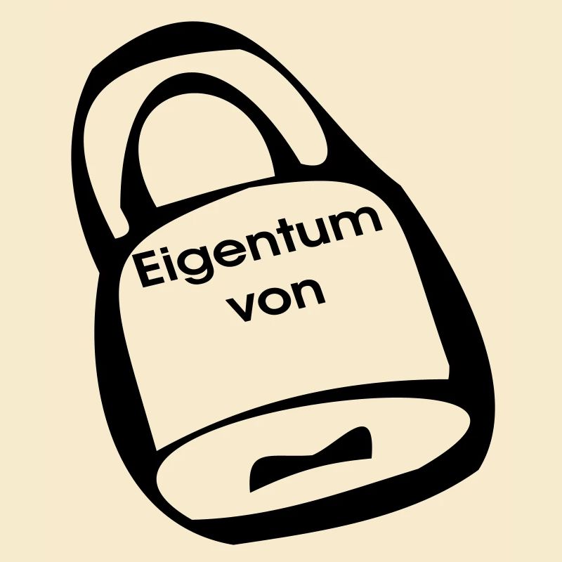 Vorhängeschloss Eigentum