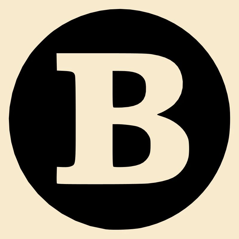 B - Buchstabe SOLO transparent