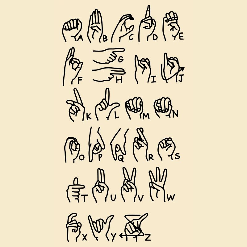 Sign language