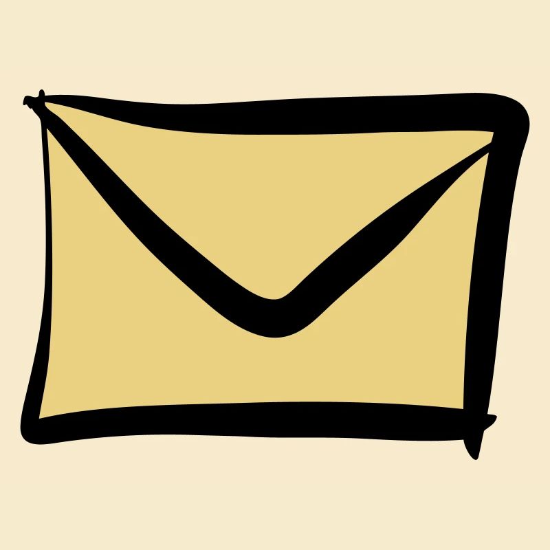 Brief / Briefumschlag Symbol. Post / E-Mail.