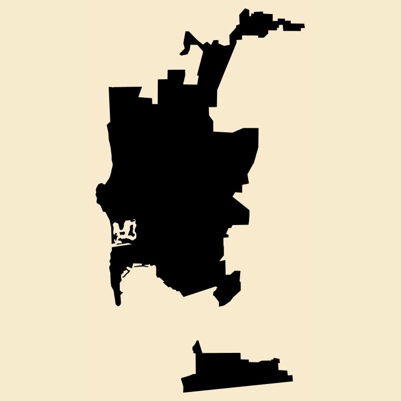 San Diego City Map