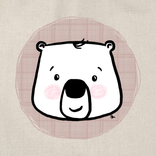 Sweet Bear - Portrait - Drawstring Bag