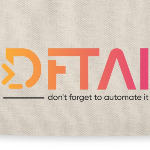 DFTAI Logo - Turnbeutel