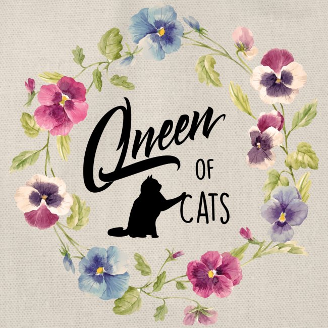 queen of cats - Turnbeutel