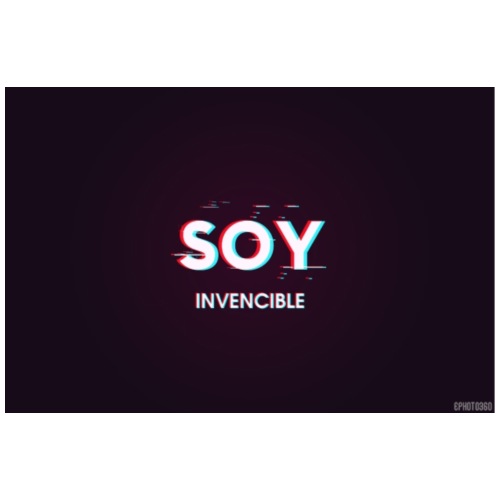 SOY INVENCIBLE - Mochila saco