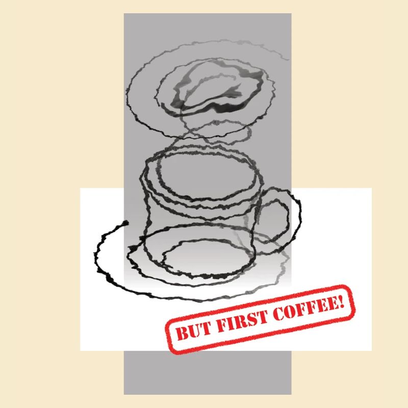 Kaffee mit Stempel 2