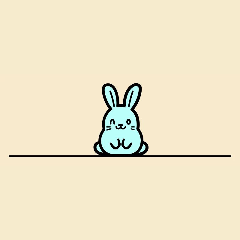 Symbole de Pâques lapin