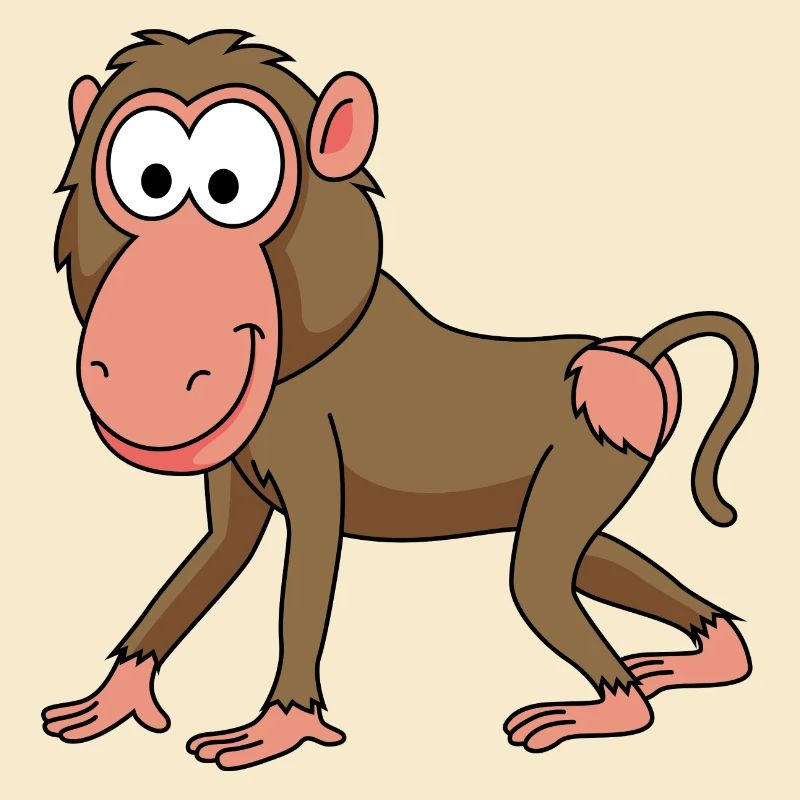 Monkey affe comic