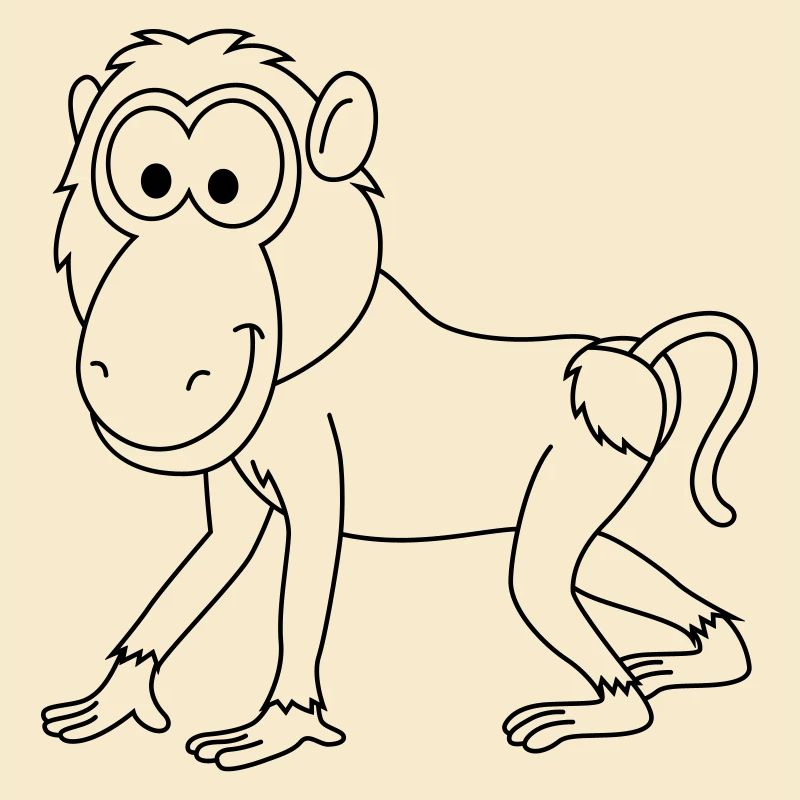 Monkey affe comic