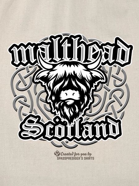 Malt Whiskey Malthead Celtic Design