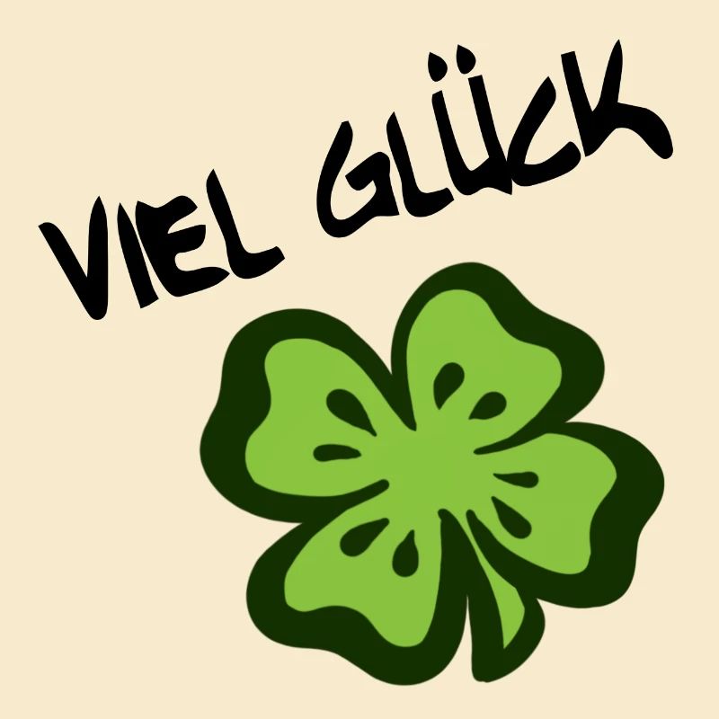 GOOD LUCK! Four-leaf clover