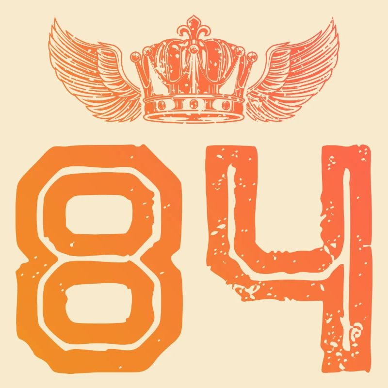 84 Number crown