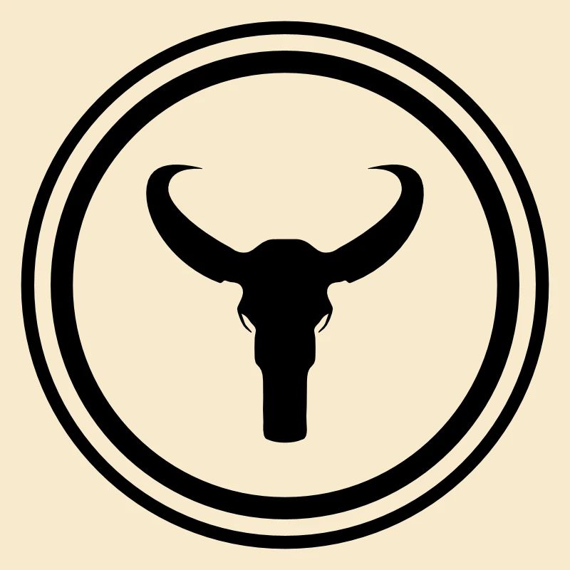 Bull skeleton