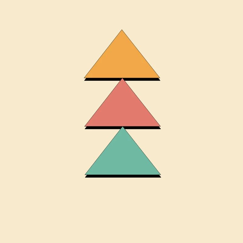Triangle coloré
