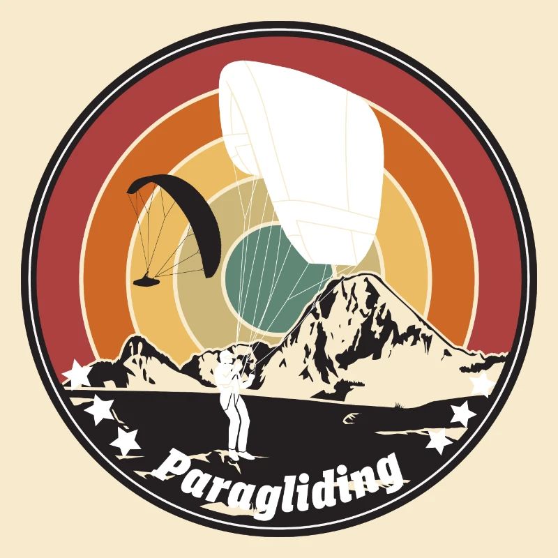 Retro Pragliding Gleitschirm