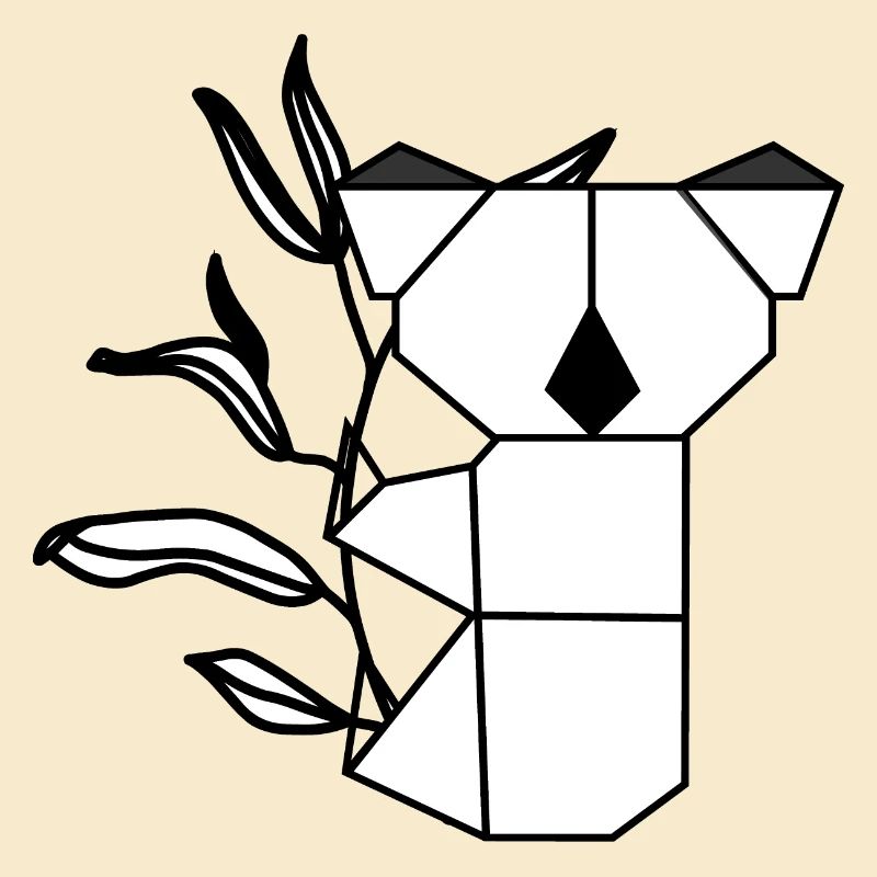 Koala auf Eukalyptus