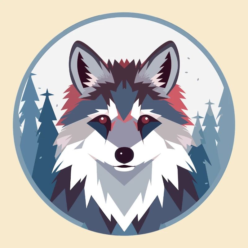 Cute Polygon Fox