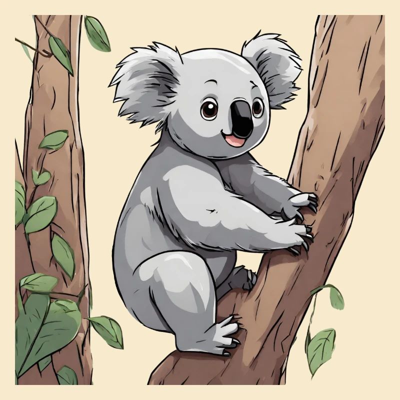 Koala auf Baum