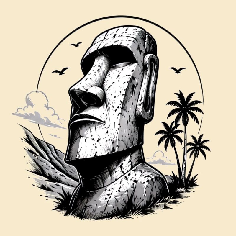 Moai Osterinsel Statue 