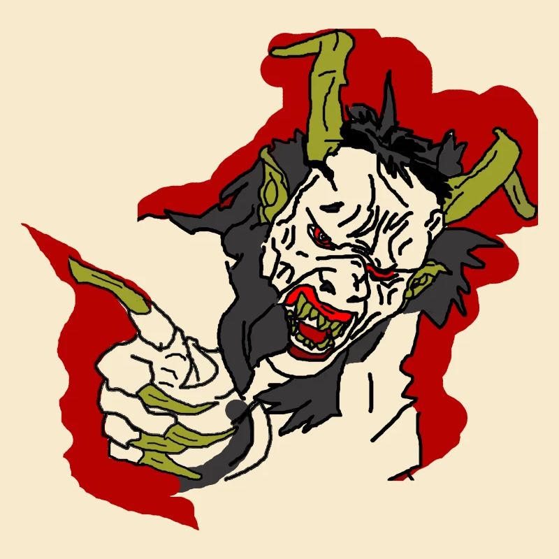 Devil Krampus Halloween Perchte