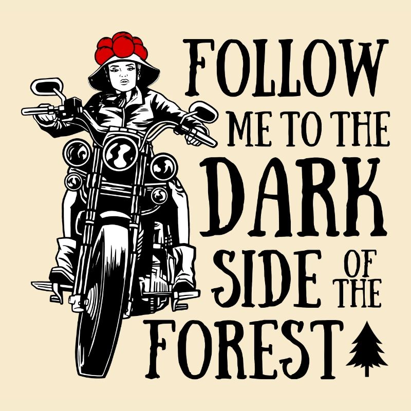 Black Forest biker