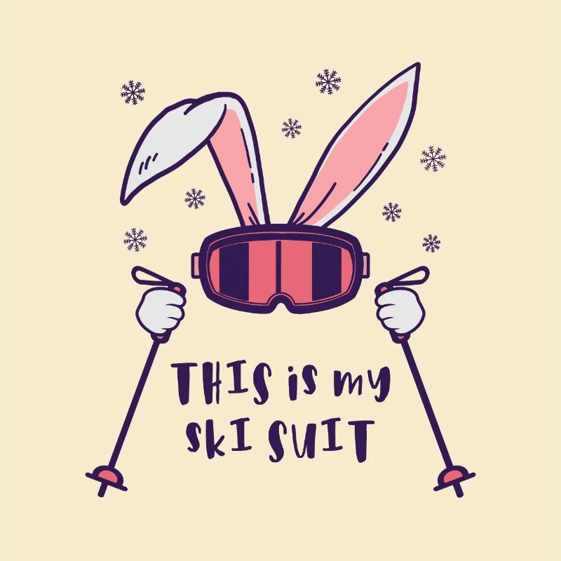 C’est ma combinaison de ski ski bunny ski bunny