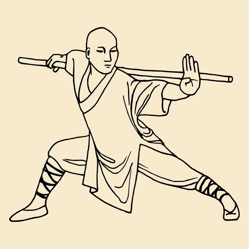 Kung Fu Shaolin Monk