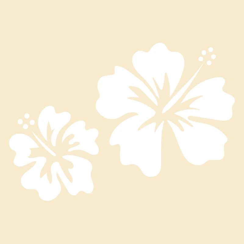White hibiscus