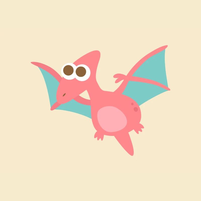 Netter Pterodactylus Dinosaurier