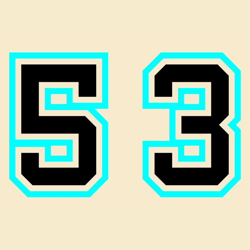 53 Zahl Symbol
