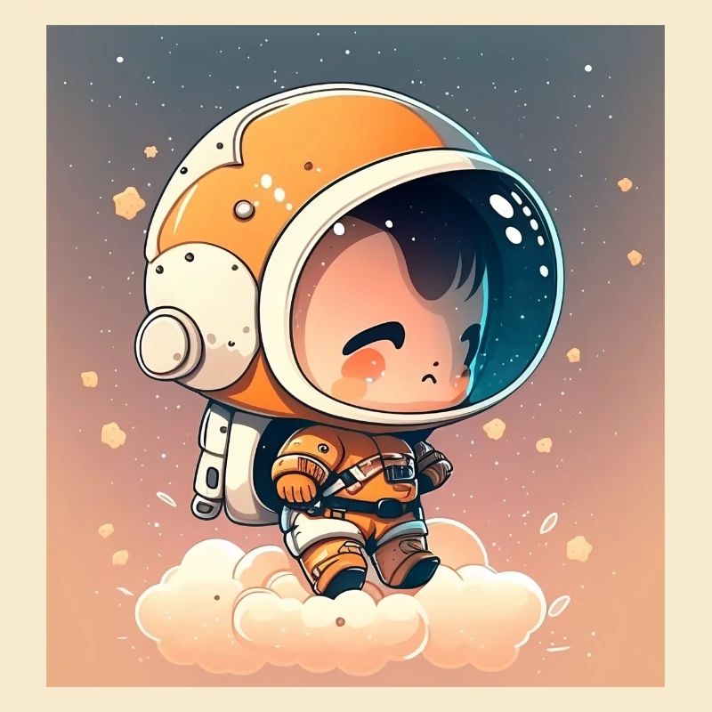 Cute Chibi Astronaut