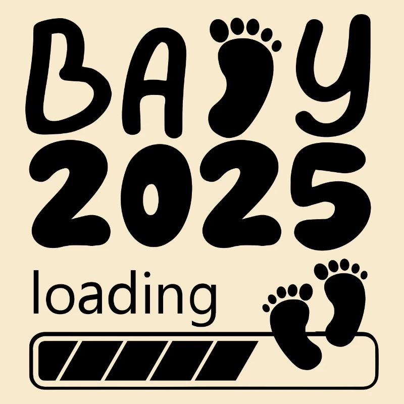 Baby 2025 loading, Ich werde 2025 Mutter