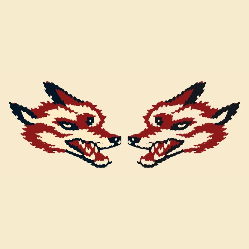 Twin Fox Spirits – Vintage-Strickstil