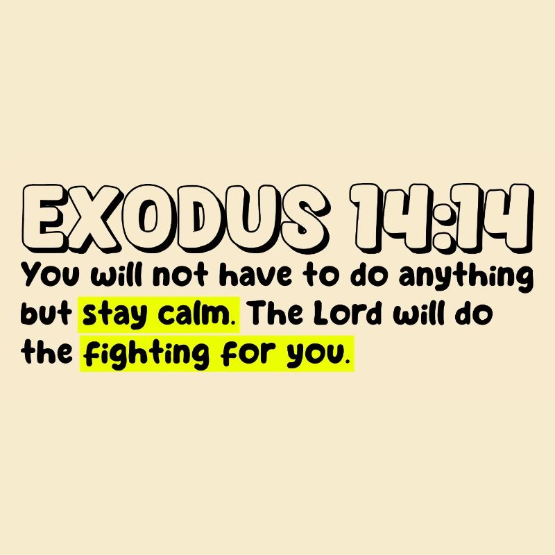 Exode 14:14 | Citation de la Bible