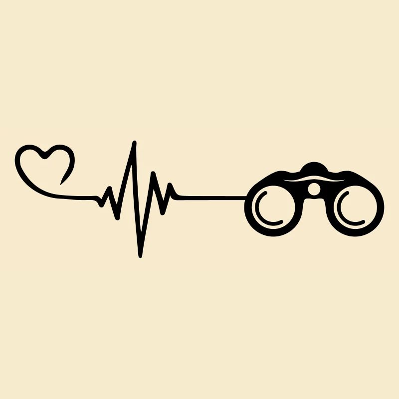 Binoculars Love Pulse Heart