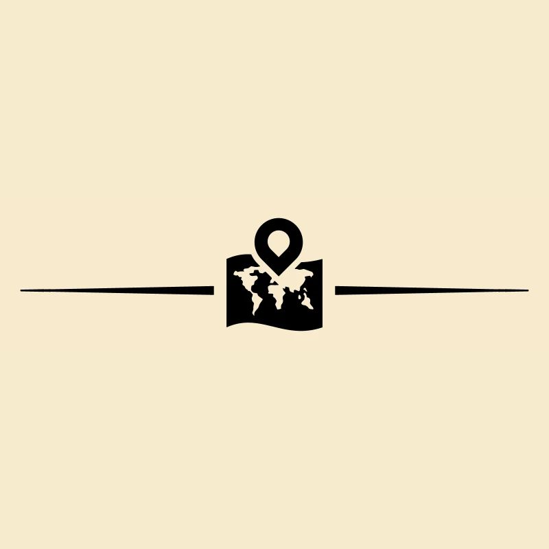 World Map Line symbol