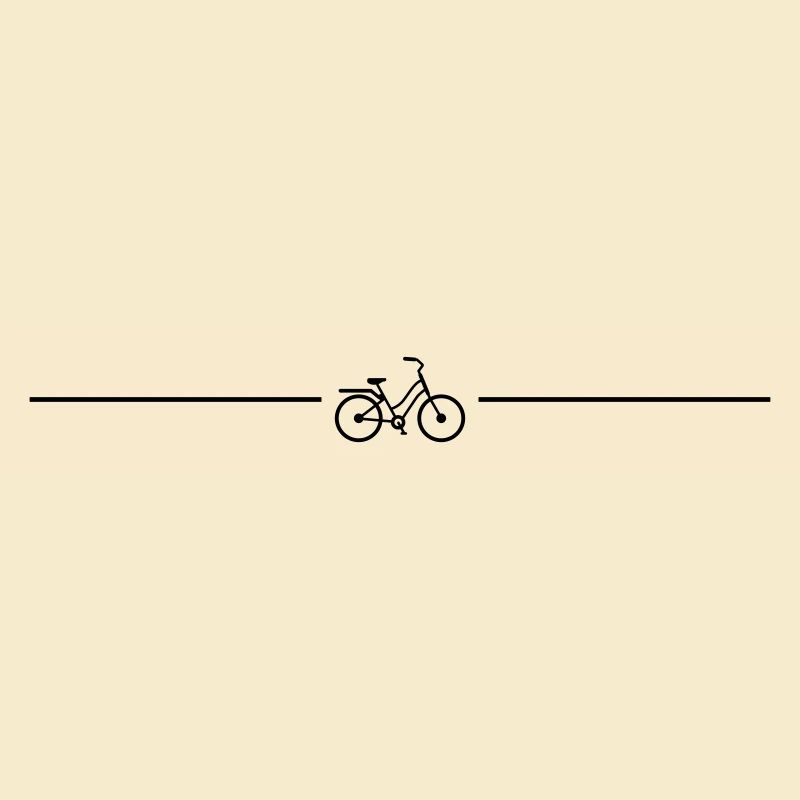 Bicycle icon line