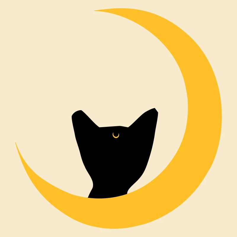 chat de lune