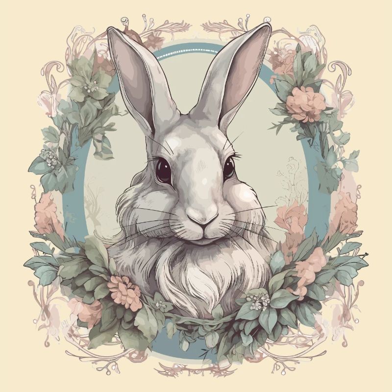 Rabbit Bunny Historical Art